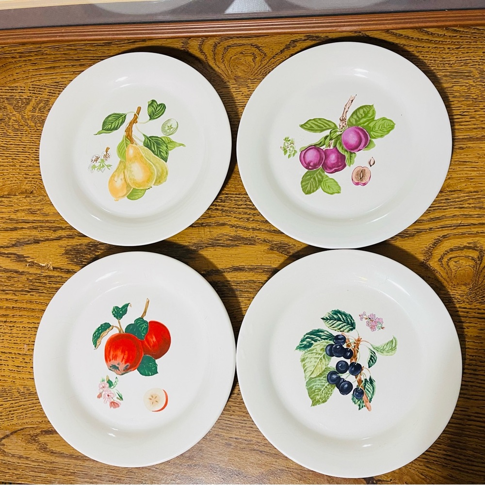 Gibson fruit  Design Ceramic Dessert Plates Set